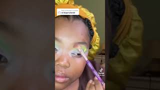 KELETSO FROM HOUSE OF ZWIDE DOING MAKE UP IN TIK TOK [upl. by Buddy910]