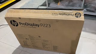 Monitor Led HP ProDisplay P223 215inch like new [upl. by Ellah]