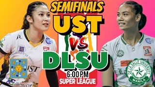 UST Golden Tigresses vs LA SALLE Lady Spikers  2024 Shakeys Super League PreSeason LIVE SCORE [upl. by Akedijn]