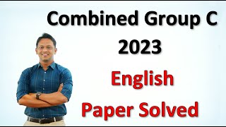 Group C 2023 English Explanation  Combined C  mpscenglish maheshpatil mpsccombined [upl. by Narej]