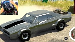 BeamNG GoPro MODS Doms ICE Charger vs Mountain  SLAPTrain [upl. by Neslund]