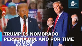 Time elige a Donald Trump como persona del año 2024 [upl. by Noemad]