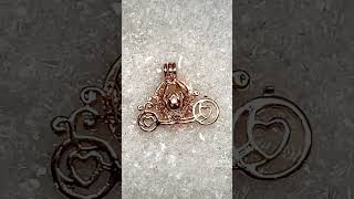 Rose Gold Carriage Pearl Cage By AOS Design [upl. by Nairb]