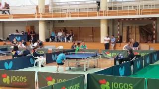 Final Campeonato Nacional Individuais Ténis de Mesa  Iniciados Masculinos  Tiago Abiodun [upl. by Norton]