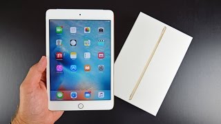 Apple iPad mini 4 Unboxing amp Review [upl. by Cassiani]