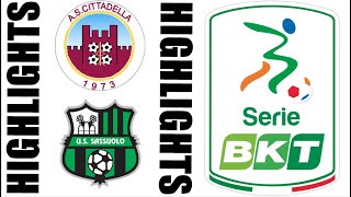 Sassuolo vs Cittadella 61 Highlights  Serie B 20242025 [upl. by Juakn]