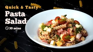 Pasta Salad  Pasta Mayo Salad  Salad Recipes  15 Minutes Recipes  Cookd [upl. by Ociredef]