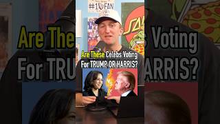 TRUMP Or HARRIS Who Are These Celebs Voting For shorts trump kamala president usa vote [upl. by Sandye]