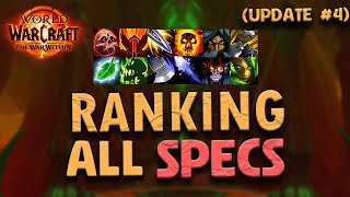 Progressive Tierlist  RANKING ALL SPECS amp CLASSES  The War Within BETA [upl. by Olinad]