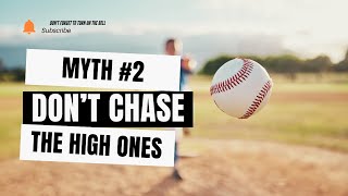 Why ‘Don’t Swing at High Pitches’ Is Hurting Your Baseball Swing  Top Hitting Myths Busted [upl. by Nalyt]