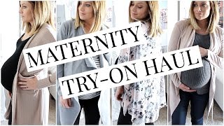 Maternity Fashion TryOn Haul Fashion Nova  Kendra Atkins [upl. by Perrin]