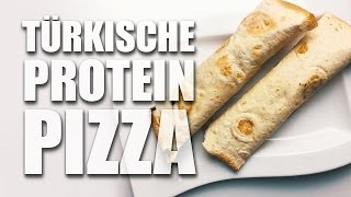 TÜRKISCHE PROTEIN PIZZA  fettarme eiweißreiche Lahmacun zum Selbermachen [upl. by Violet802]