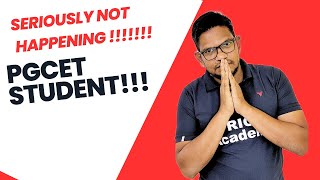 PGCET 2024 update  Admission Process  Seriously not Happening  pgcet2024 [upl. by Ytte]