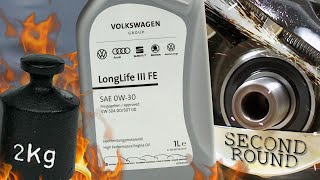 VW Volkswagen LongLife III FE 0W30 Jak skutecznie olej chroni silnik 2kg [upl. by Minette]