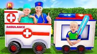 Les roues de lambulance Histoires denfants avec Oliver et maman [upl. by Dranik]