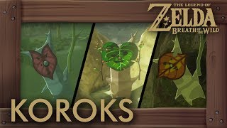 Zelda Breath of the Wild  All Korok Seeds Ridgeland Tower Locations 553  629 [upl. by Yelah]