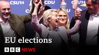 EU elections Europes night of election drama capped by Macron bombshell  BBC News [upl. by Browning]