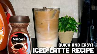 Easy Iced Latte At home [upl. by Zimmer500]