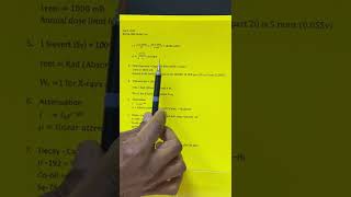 Birring NDT Class 112 Radiography Formulas New [upl. by Alvis]