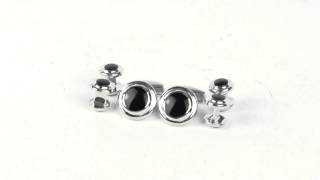 Tateossian Silver Bond Street Cufflinks and Studs  Round [upl. by Sheley]