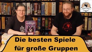 Die besten Brettspiele für große Gruppen Teil 1  Brettspiel Café Würfel und Zucker [upl. by Elladine630]