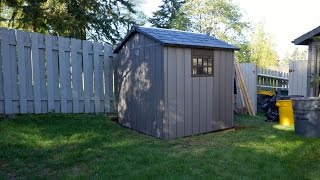 Keter Oakland Shed Assembly TimeLapse  BuiltRight [upl. by Sirc543]