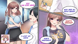 RomCom I ended up staying at my reserved bosses houseManga Dub [upl. by Kasey]