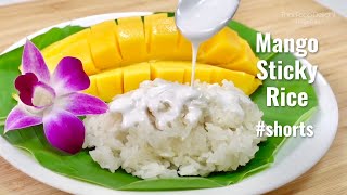 Mango Sticky Rice with a Rice Cooker shorts [upl. by Oicnevuj93]