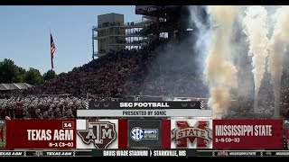 14 Texas AampM  Mississippi State 2024  no huddle [upl. by Ellemrac898]