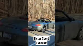 Johns 986 Boxster Fister Sport Exhaust [upl. by Mixam]