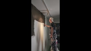 👷Painter Applying putty  Puttying for renovation putty 241030 [upl. by Salot]