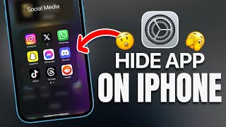 How to Hide Apps on iPhone [upl. by Vinay]