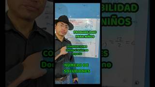 COMBINACIONES  DONDE EL ORDEN NO IMPORTA NÚMERO DE SOLUCIONES probabilidad combinaciones tips [upl. by Twelve704]