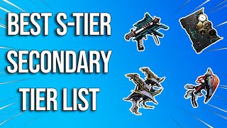 WARFRAME  Best STier Secondary Weapon Tier List [upl. by Nediarb]