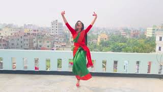 Hridoy Amar Bangladesh Dance  Bijoy Dibosh Special  LiveTo Dance With Mim [upl. by Howlend]