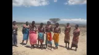 The Samburu Moran Warriors of Nangida in Kenya Jump Dance [upl. by Bush]