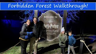 Harry Potter  Forbidden Forest Experience Walkthrough January 2024 [upl. by Majka]