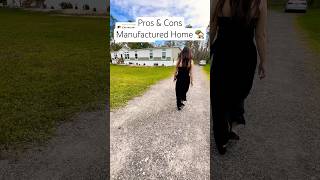 Pros and Cons Manufactured Home affordablehousing florida manufacturedhomes mobilehomes [upl. by Neetsuj]