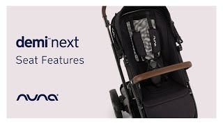 US  Nuna DEMI next Stroller Seat Features  Tutorial [upl. by Anirahs]