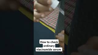 How to check ordinary niacinamide serum original VS fake 🤥 [upl. by Toni]