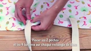 Tuto couture Le sac de plage [upl. by Ahsyak]