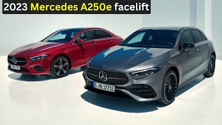 Mercedes A250e 2023 Facelift  First Look [upl. by Alburg]