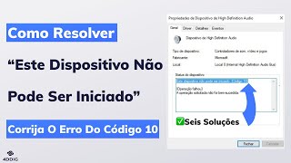 Este Dispositivo Não Pode Ser Iniciadocódigo 10🔥6 Maneiras de Resolver o Erro do Código 10🔥2021 [upl. by Ecaroh705]