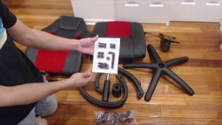 How to Assemble the Homall Executive Swivel Office Chair Model TOCRC0011 [upl. by Sheply]