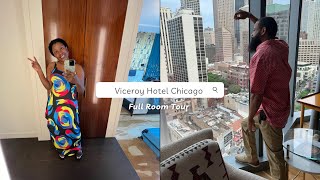 The Viceroy Hotel in Chicago Full Room Tour [upl. by Elna]