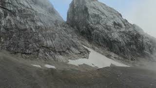 Zugspitze Stopselzieher  Einstieg Klettersteig  Übersicht [upl. by Llevert]