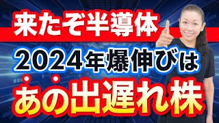 【来たぞ半導体】2024年爆伸びは あの出遅れ株 [upl. by Narat]