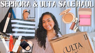 HUGE MAKEUP HAUL Sephora VIB Sale amp ULTA Spring Sale 🛍️ [upl. by Libbey]