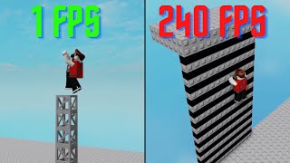 Roblox FPS Comparaison [upl. by Alcot224]