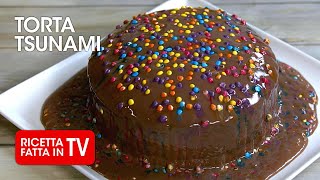 TORTA TSUNAMI di Benedetta Rossi  Ricetta TV Fatto in Casa per Voi [upl. by Petulah]